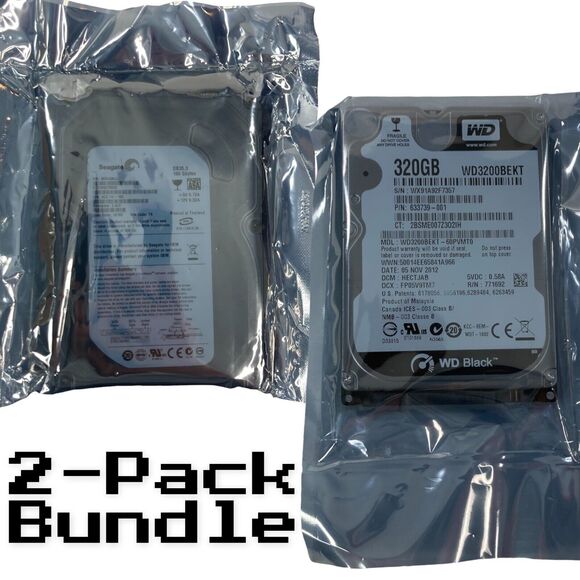 2-PACK Hard Drive Bundle: 9CZ112-160, 633739-001 - *SEE CONDITION - NOT TESTED* - Picture 11 of 11